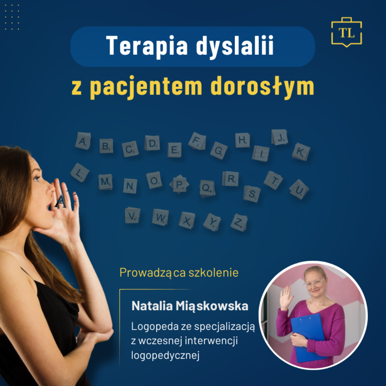 Terapia dyslalii z pacjentem dorosłym